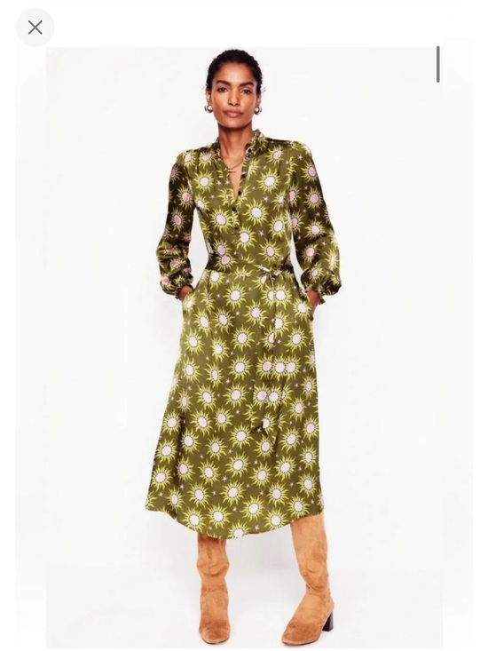 Boden Dresses & Skirts - Boden Jasmine Satin Midi Dress